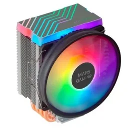 Mars Gaming Disipador CPU MCPU44 Ventilador 110mm ARGB, 4 Heatpipes, 160W TDP, Compatible Intel LGA 1700/1200 y AMD AM5/AM4